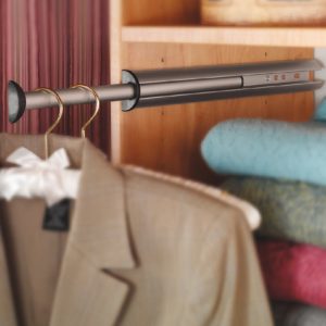 Closet valet holding suit